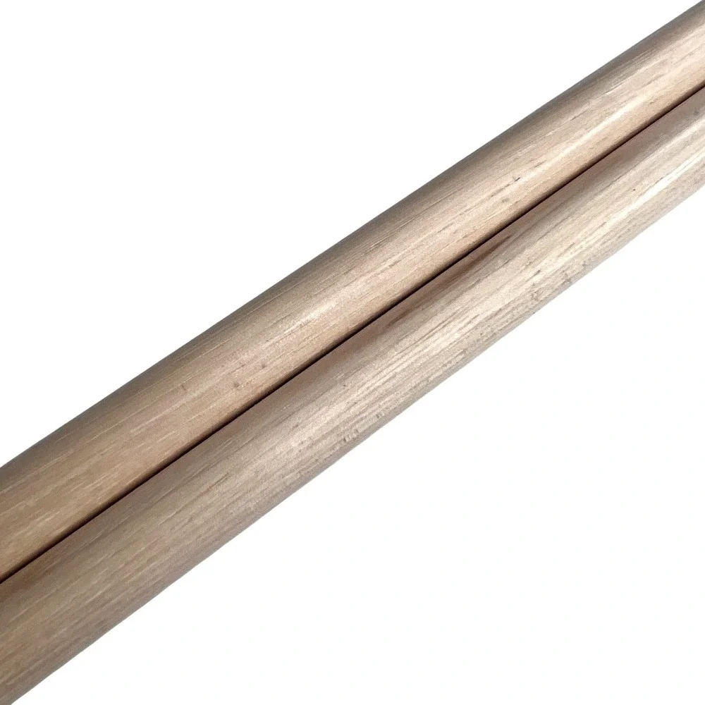 Wooden‎ Drum Sticks Nylon Tip Set of 4 Natural Wood Unbranded 16